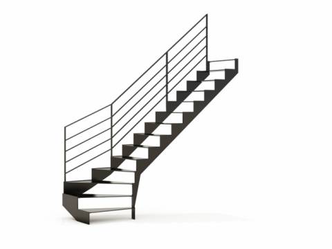 UP and DOWN : Escalier design en métal, minimaliste et moderne | SPIRA