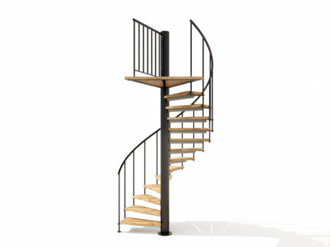 CARAKOLL 1 : Escalier colimaçon économique et confortable | Spira