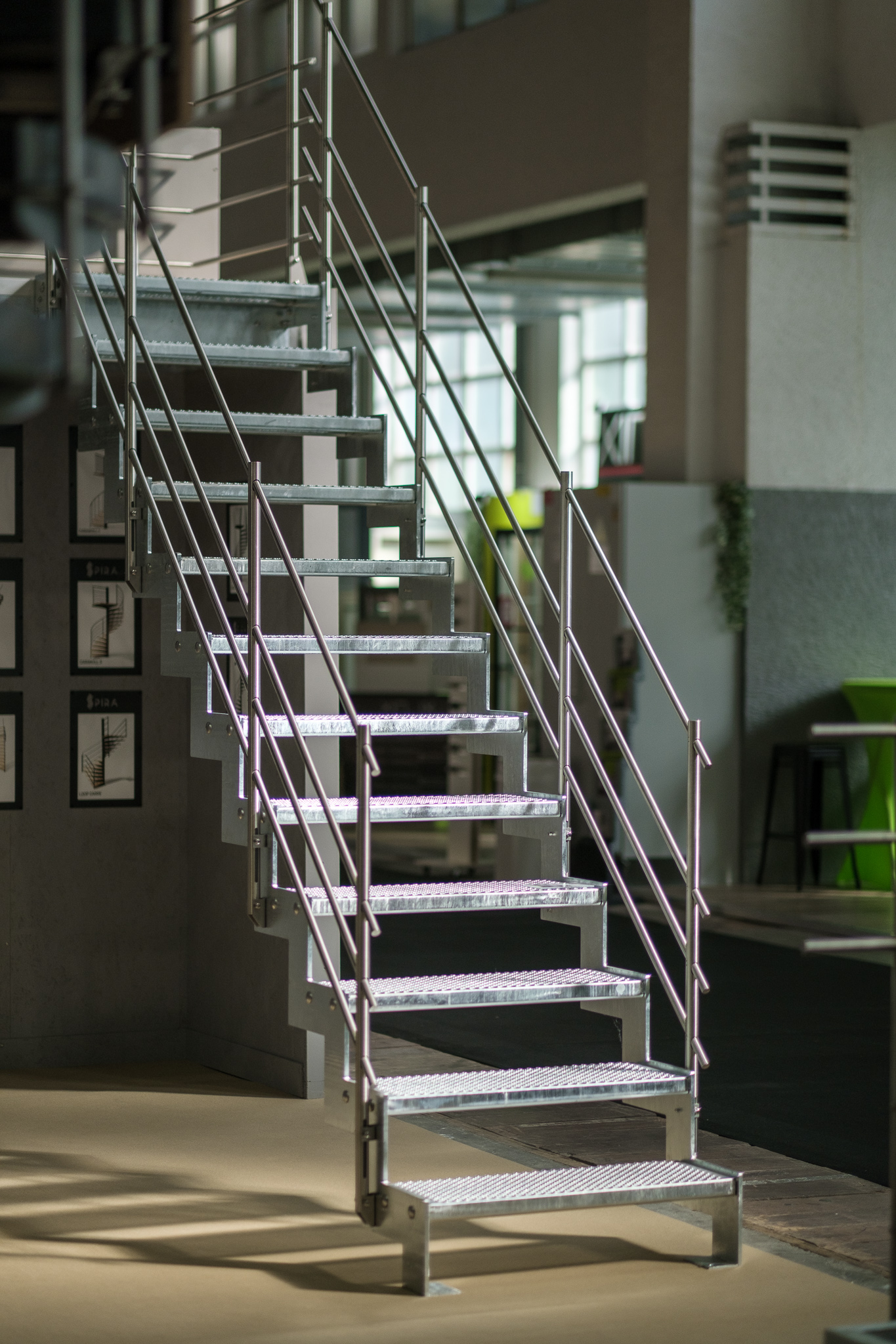 Rampe d'Escalier Intérieur & Extérieur en Aluminium