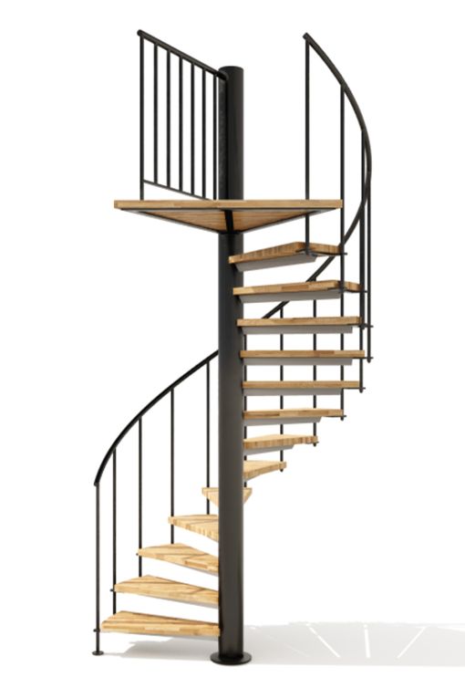 CARAKOLL 1 :Escalier colimaçon intérieur compact et économique CARAKOLL 1 :Escalier colimaçon intérieur compact et économique
