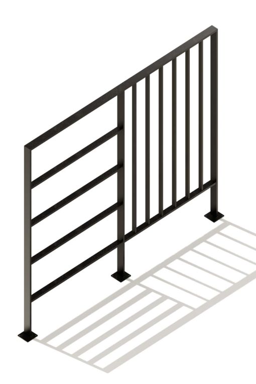 Titre de l'image Balustrade intérieure sur mesure en acier