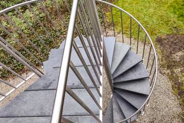 OUTINOX : escalier colimaçon en inox pour l'extérieur | Spira