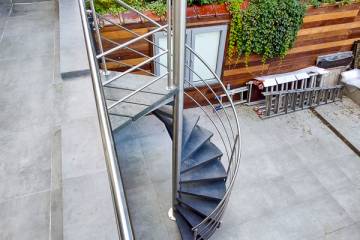 OUTINOX : escalier colimaçon en inox pour l'extérieur | Spira